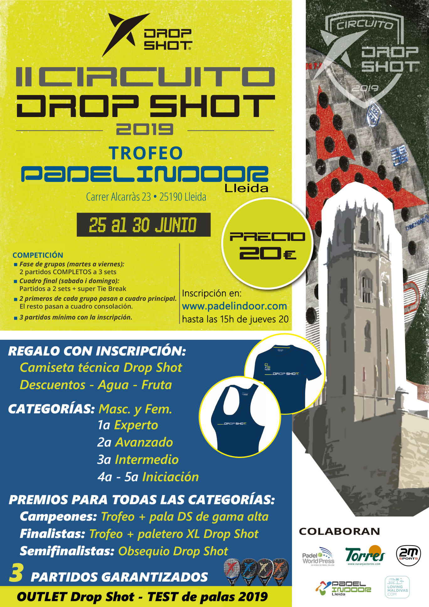 2a Edició Circuito Drop Shot Ciutat de Lleida