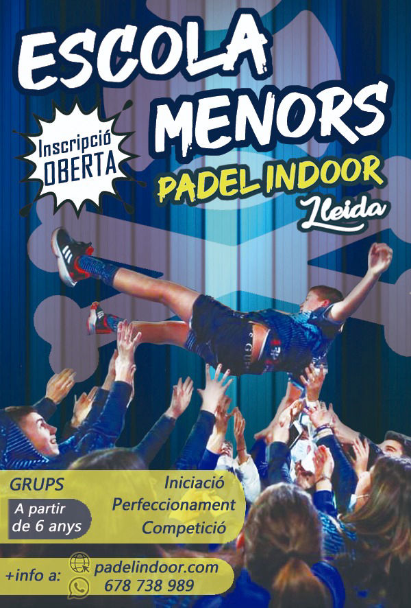 Escola de Menors de Padel Indoor Lleida 2022-2023